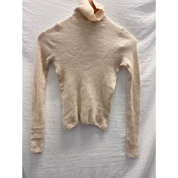 360CASHMERE Jordan Turtleneck Sweater 100% Cashmere in Lunar Minimalist Modest - Picture 3 of 7